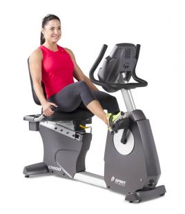 Велотренажер горизонтальный Spirit Fitness CR800