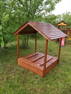 Песочница Ладушки с крышей