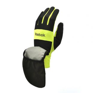 Всепогодные перчатки для бега Reebok RRGL-10134YL (размер L)